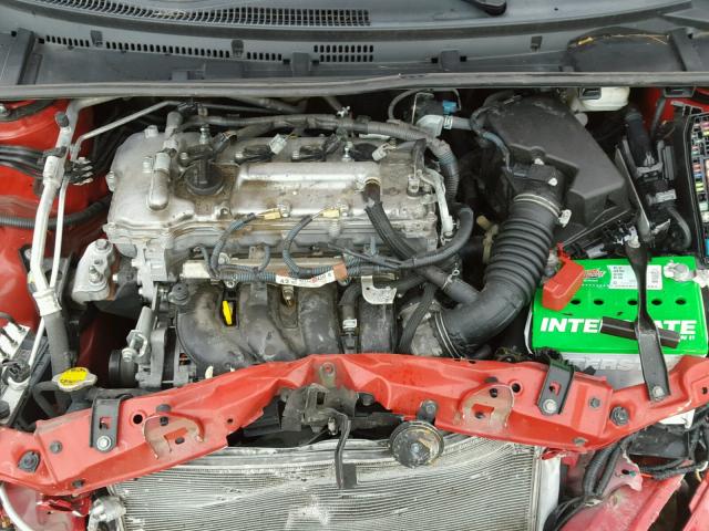 2T1BURHE6EC203120 - 2014 TOYOTA COROLLA L RED photo 7