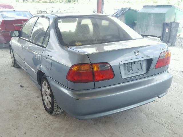 2HGEJ6615YH572812 - 2000 HONDA CIVIC BASE 绿色 照片 3