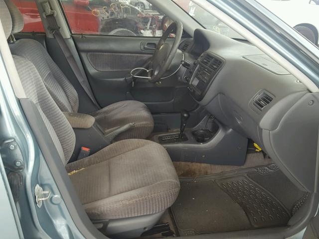 2HGEJ6615YH572812 - 2000 HONDA CIVIC BASE 绿色 照片 5