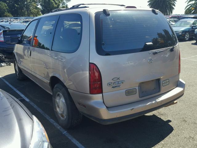 4N2DN11W7RD850142 - 1994 NISSAN QUEST XE BROWN photo 3