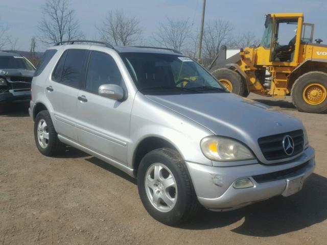 4JGAB54E32A349339 - 2002 MERCEDES-BENZ ML 320 SILVER photo 1