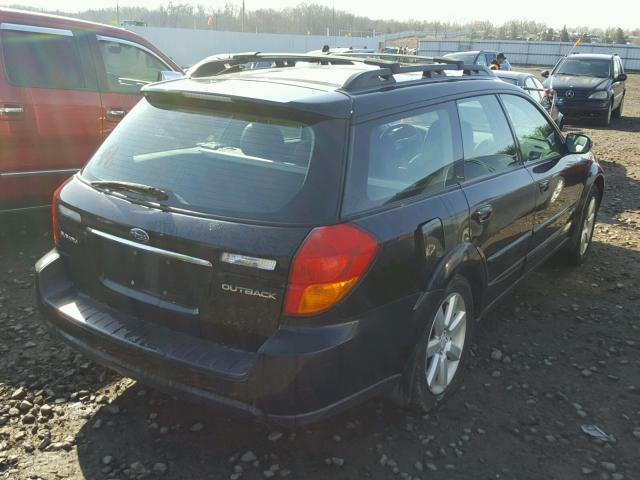 4S4BP62C867352334 - 2006 SUBARU LEGACY OUT BLACK photo 4