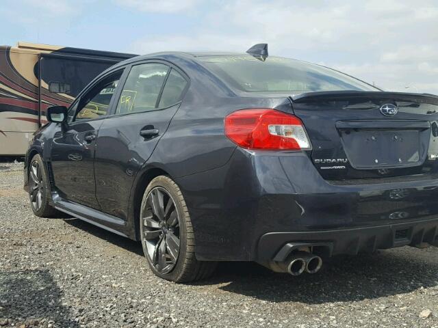 JF1VA1L60H9816468 - 2017 SUBARU WRX LIMITE CHARCOAL photo 3