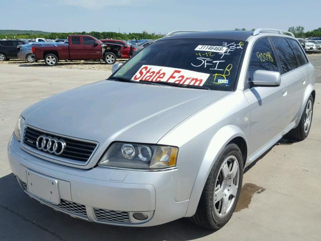 WA1YD64BX4N000564 - 2004 AUDI ALLROAD SILVER photo 2