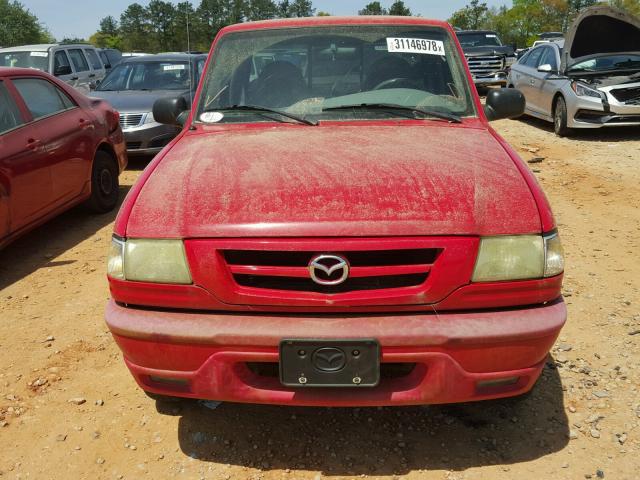 4F4YR12U42TM19900 - 2002 MAZDA B3000 RED photo 9