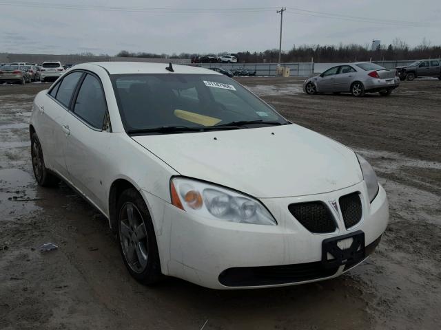 1G2ZH57N884208635 - 2008 PONTIAC G6 GT WHITE photo 1