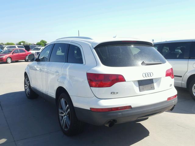 WA1BY74L07D035648 - 2007 AUDI Q7 3.6 QUA WHITE photo 3