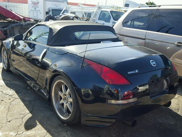 JN1AZ36AX4T013762 - 2004 NISSAN 350Z ROADS BLACK photo 3