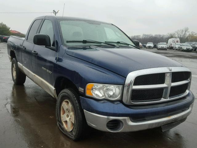 1D7HU18D34J220775 - 2004 DODGE RAM 1500 S BLUE photo 1