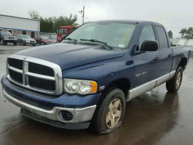 1D7HU18D34J220775 - 2004 DODGE RAM 1500 S BLUE photo 2