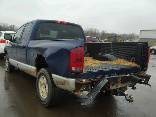 1D7HU18D34J220775 - 2004 DODGE RAM 1500 S BLUE photo 3