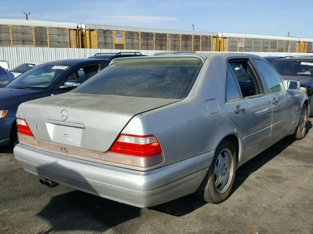 WDBGA51E3SA259404 - 1995 MERCEDES-BENZ S 500 SILVER photo 4