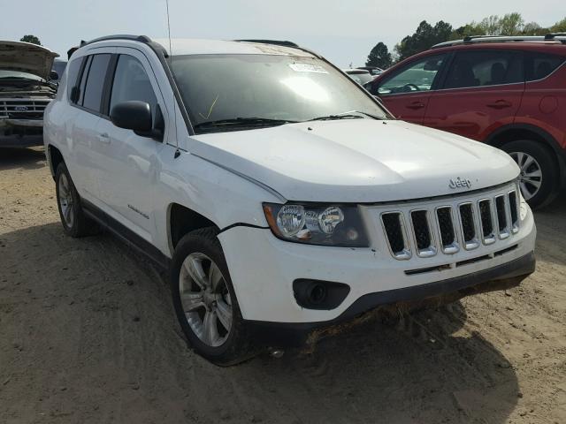 1C4NJCBA3HD146374 - 2017 JEEP COMPASS SP WHITE photo 1