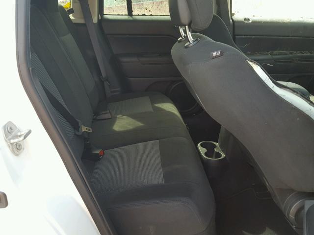 1C4NJCBA3HD146374 - 2017 JEEP COMPASS SP WHITE photo 6