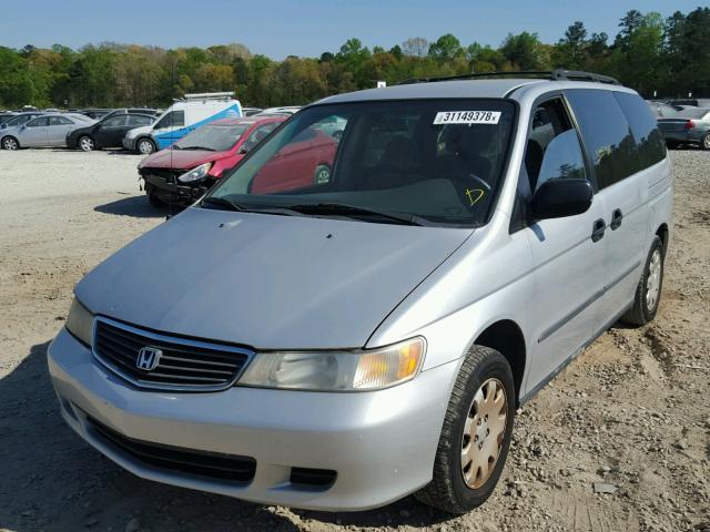 2HKRL18561H534693 - 2001 HONDA ODYSSEY LX SILVER photo 2