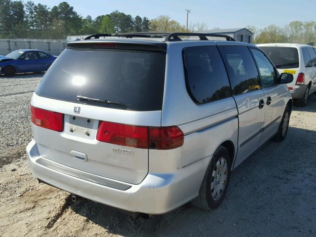 2HKRL18561H534693 - 2001 HONDA ODYSSEY LX SILVER photo 4