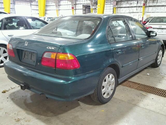 2HGEJ6611XH557612 - 1999 HONDA CIVIC BASE 绿色 照片 4