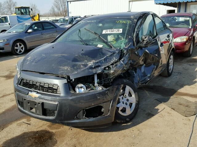 1G1JA5SH2G4117866 - 2016 CHEVROLET SONIC LS 灰色 照片 2