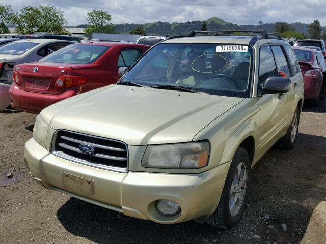 JF1SG65683G708681 - 2003 SUBARU FORESTER 2 BEIGE photo 2