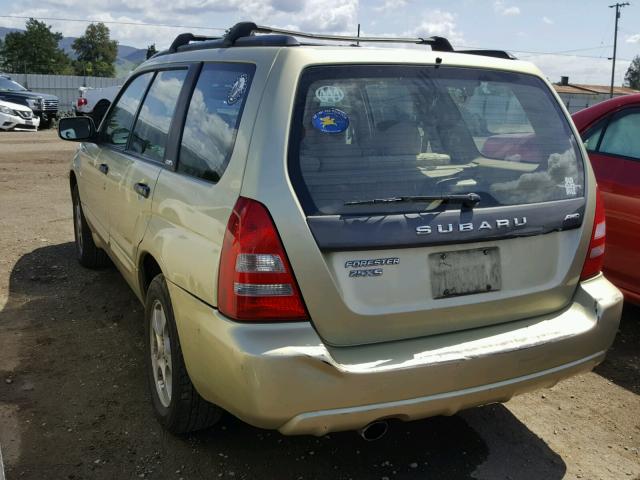 JF1SG65683G708681 - 2003 SUBARU FORESTER 2 BEIGE photo 3