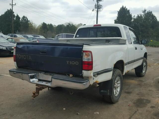 JT4UN24D8W0051265 - 1998 TOYOTA T100 XTRAC WHITE photo 4