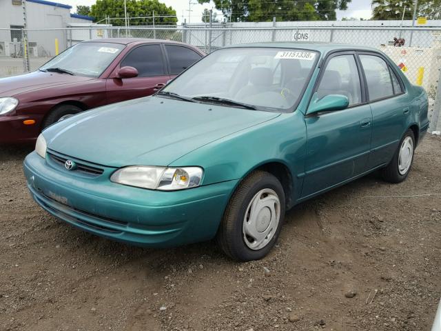 1NXBR18E8WZ060867 - 1998 TOYOTA COROLLA VE GREEN photo 2