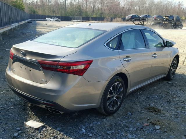 4T1BK1EB4HU258086 - 2017 TOYOTA AVALON XLE GOLD photo 4