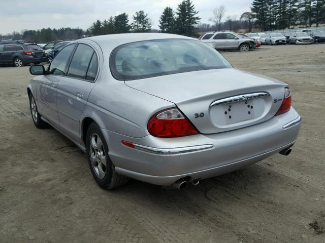 SAJDA01C7YFL43244 - 2000 JAGUAR S-TYPE SILVER photo 3