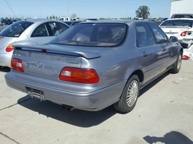 JH4KA7678MC039859 - 1991 ACURA LEGEND LS ნაცრისფერი ფოტო 4