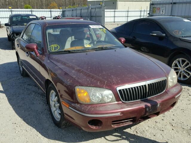 KMHFU45E82A181271 - 2002 HYUNDAI XG 350 MAROON photo 1