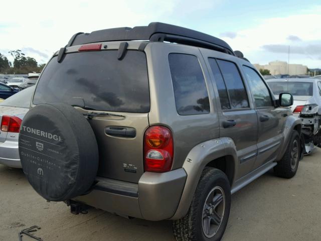 1J8GL38K54W239441 - 2004 JEEP LIBERTY RE GOLD photo 4