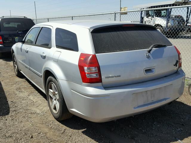 2D4FV48T75H139999 - 2005 DODGE MAGNUM SE SILVER photo 3