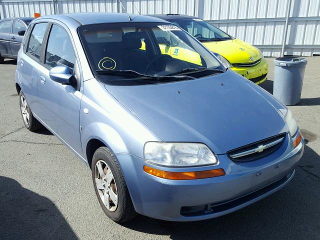 KL1TD66667B707061 - 2007 CHEVROLET AVEO BASE Mavi foto 1