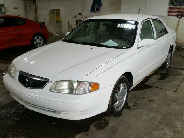 1YVGF22C115208273 - 2001 MAZDA 626 ES WHITE photo 2