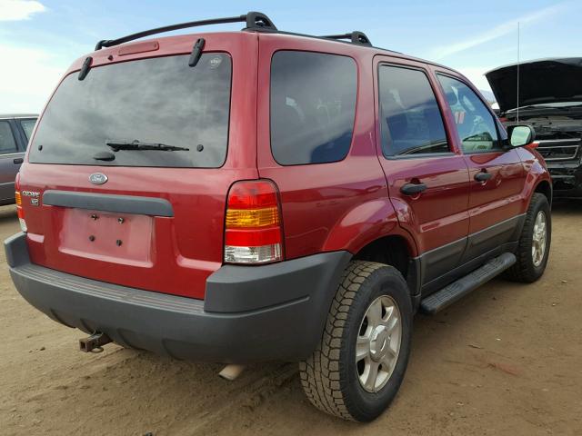 1FMCU93184KA36079 - 2004 FORD ESCAPE XLT RED photo 4