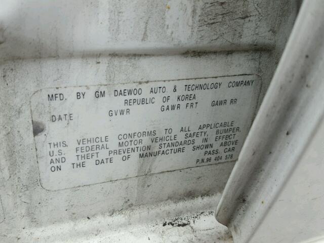 KL1TD52655B502683 - 2005 CHEVROLET AVEO BASE Ağ foto 10