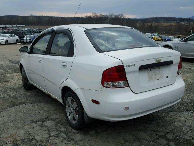 KL1TD52655B502683 - 2005 CHEVROLET AVEO BASE Ağ foto 3
