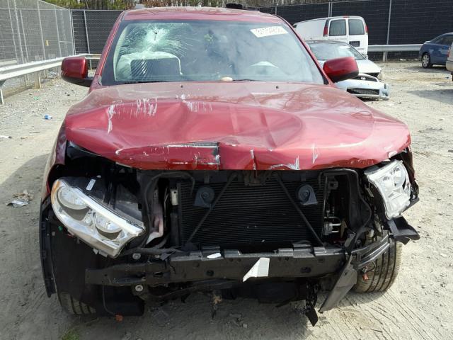 1C4RDJAG8DC584603 - 2013 DODGE DURANGO SX RED photo 9