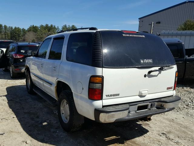 1GKEK13TX4J142582 - 2004 GMC YUKON WHITE photo 3