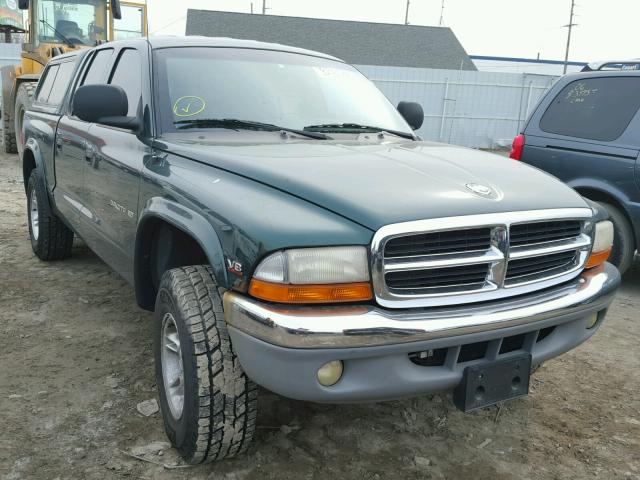 1B7GG2AN5YS711905 - 2000 DODGE DAKOTA QUA GREEN photo 1