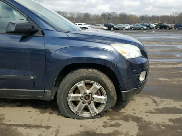 5GZEV13747J108744 - 2007 SATURN OUTLOOK XE BLUE photo 9