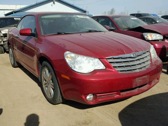 1C3LC65M08N124999 - 2008 CHRYSLER SEBRING LI RED photo 1