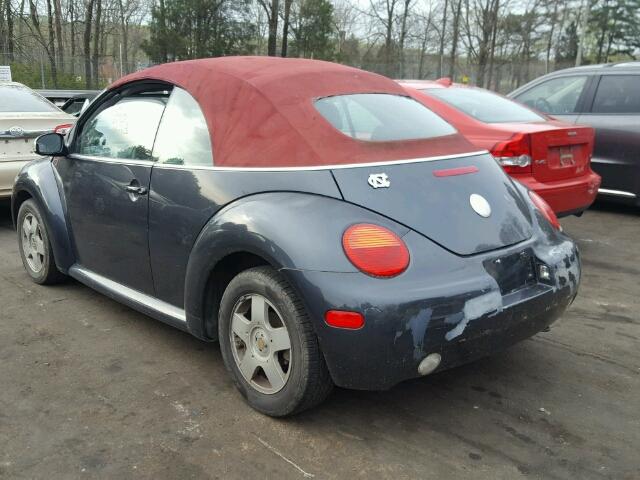 3VWCM31Y75M353196 - 2005 VOLKSWAGEN NEW BEETLE GRAY photo 3