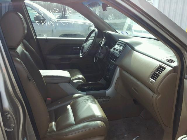 5FNYF28596B005656 - 2006 HONDA PILOT EX GOLD photo 5