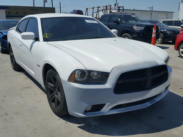 2C3CDXCT5EH159264 - 2014 DODGE CHARGER R/ WHITE photo 1