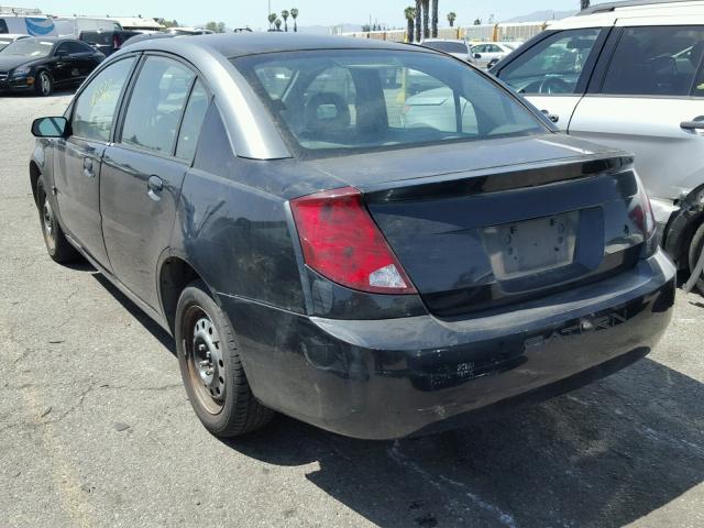 1G8AJ52F23Z131120 - 2003 SATURN ION LEVEL BLACK photo 3