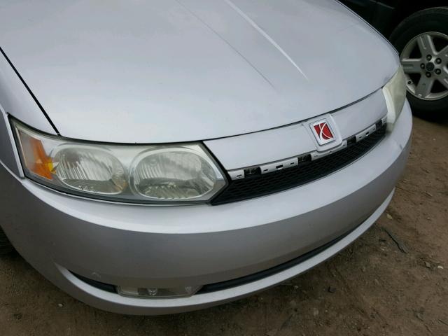 1G8AL52F04Z205890 - 2004 SATURN ION LEVEL SILVER photo 9