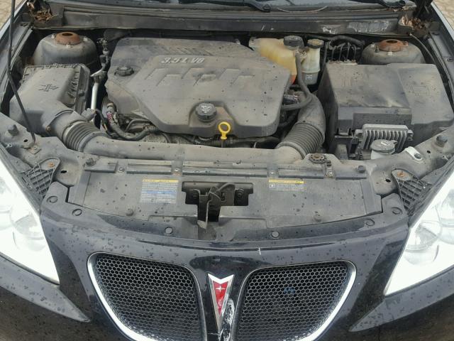 1G2ZG58N674278277 - 2007 PONTIAC G6 BASE BLACK photo 7