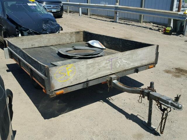 N0V1NPLATEAAGP453 - 2000 UTILITY TRAILER BROWN photo 1