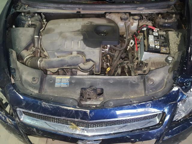 1G1ZC5EB6AF129115 - 2010 CHEVROLET MALIBU 1LT 蓝色 照片 7